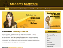 Tablet Screenshot of alchemysw.com